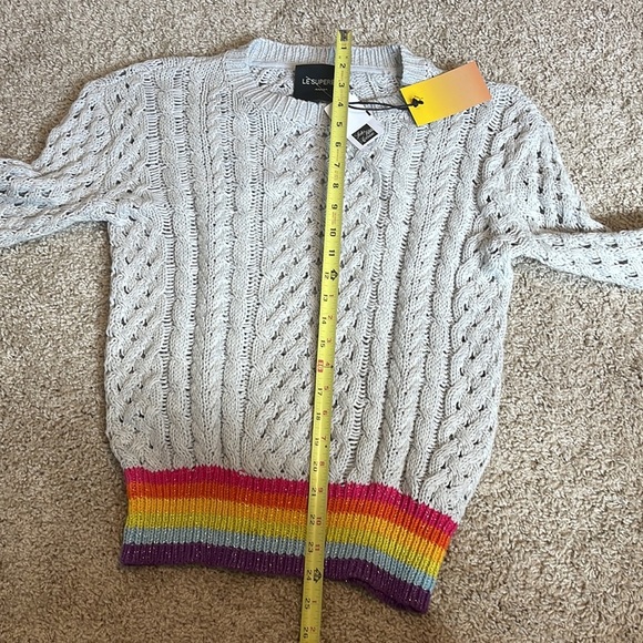 NWT Le superbe silver lining sinbad sweater - Picture 16 of 16